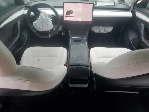2021 Tesla Model 3 Performance with VIN 5YJ3E1ECXMF984417, listed as a Copart auction lot 48465675 with 60,838 mi miles and Clean Title. Bid and sale history available at DreamBid. Image 8.