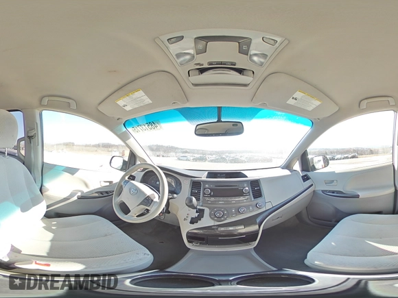 2012 Toyota Sienna LE with VIN 5TDJK3DC1CS031232, listed as a Copart auction lot 48513715 with 214,353 mi miles and Salvage Title. Bid and sale history available at carsss.com. Image 14.