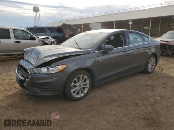 2020 Ford Fusion SE with VIN 3FA6P0LU5LR213024, listed as a Copart auction lot 81382733 with Not provided miles and Salvage title. Bid and sale history available at DreamBid. Image 1.