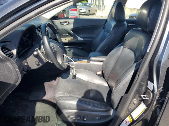 2010 Lexus IS 250 with VIN JTHCF5C21A5039768, listed as a Copart auction lot 62135085 with 157,726 mi miles and Clean title. Bid and sale history available at DreamBid. Image 7.