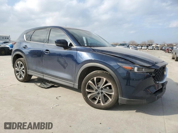 2023 Mazda CX-5 2.5 S Premium Plus Package with VIN JM3KFBEM5P0115936, listed as a Copart auction lot 44483345 with 24,267 mi miles and Salvage Title. Bid and sale history available at carsss.com. Image 4.