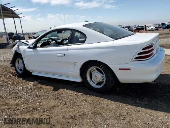 1995 Ford Mustang with VIN 1FALP4045SF211509, listed as a Copart auction lot 75002694 with 82,368 mi miles and Salvage Title. Bid and sale history available at carsss.com. Image 2.