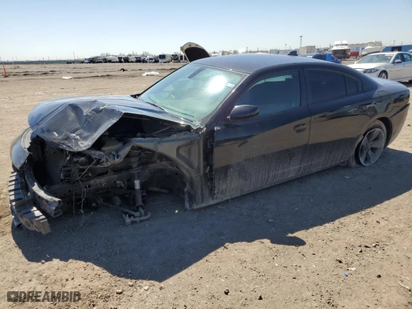 2015 Dodge Charger SXT with VIN 2C3CDXHG3FH726293, listed as a Copart auction lot 48559785 with 118,299 mi miles and Salvage Title. Bid and sale history available at carsss.com. Image 1.
