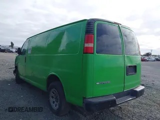 2009 Chevrolet Express Cargo Van with VIN 1GCFG15XX91110756, listed as a IAAI auction lot 41556340 with 1 mi miles. Bid and sale history available at carsss.com. Image 14.