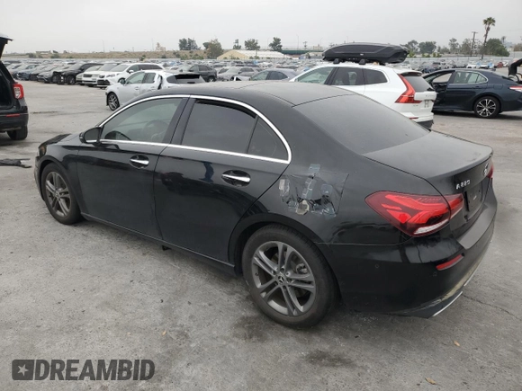2020 Mercedes-Benz A 220 with VIN W1K3G4EB2LJ215667, listed as a Copart auction lot 54392335 with 151,570 mi miles and Salvage title. Bid and sale history available at DreamBid. Image 2.