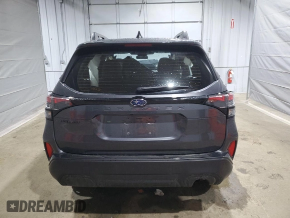 2025 Subaru Forester with VIN JF2SLDAC2SH447600, listed as a Copart auction lot 53180575 with 8,623 mi miles and Salvage title. Bid and sale history available at DreamBid. Image 6.