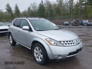 2007 Nissan Murano SL with VIN JN8AZ08W27W652598, listed as a IAAI auction lot 42231449 with 161,458 mi miles and . Bid and sale history available at DreamBid. Image 1.