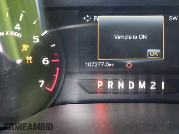 2017 Ford F-150 XL with VIN 1FTEW1EP0HKE52305, listed as a IAAI auction lot 41909730 with 107,277 mi miles. Bid and sale history available at carsss.com. Image 16.