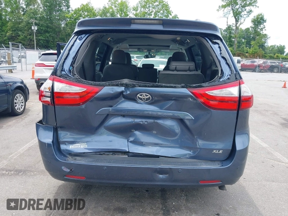 2015 Toyota Sienna XLE with VIN 5TDYK3DC3FS676919, listed as a IAAI auction lot 42475307 with 99,574 mi miles and . Bid and sale history available at DreamBid. Image 16.