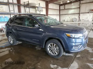 2022 Jeep Cherokee Latitude Lux with VIN 1C4PJMMX7ND518066, listed as a Copart auction lot 60487295 with 48,346 mi miles and Salvage title. Bid and sale history available at DreamBid. Image 4.