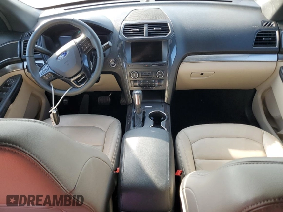 2018 Ford Explorer XLT with VIN 1FM5K8D86JGA12639, listed as a Copart auction lot 73129064 with 124,964 mi miles and Salvage Title. Bid and sale history available at DreamBid. Image 8.