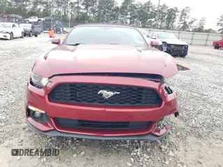2017 Ford Mustang V6 with VIN 1FATP8EM2H5335476, listed as a Copart auction lot 43385465 with 76,027 mi miles and Salvage Title. Bid and sale history available at carsss.com. Image 5.