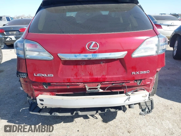 2010 Lexus RX 350 with VIN 2T2ZK1BA8AC021694, listed as a IAAI auction lot 41780590 with 131,181 mi miles and . Bid and sale history available at carsss.com. Image 6.