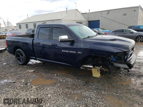 2012 Ram 1500 Sport with VIN 1C6RD7HT8CS215211, listed as a Copart auction lot 44674055 with 126,052 mi miles and Salvage title. Bid and sale history available at DreamBid. Image 4.
