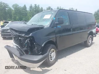 2019 Chevrolet Express Cargo with VIN 1GCWGAFP9K1229029, listed as a IAAI auction lot 42387553 with 78,666 mi miles and . Bid and sale history available at DreamBid. Image 2.