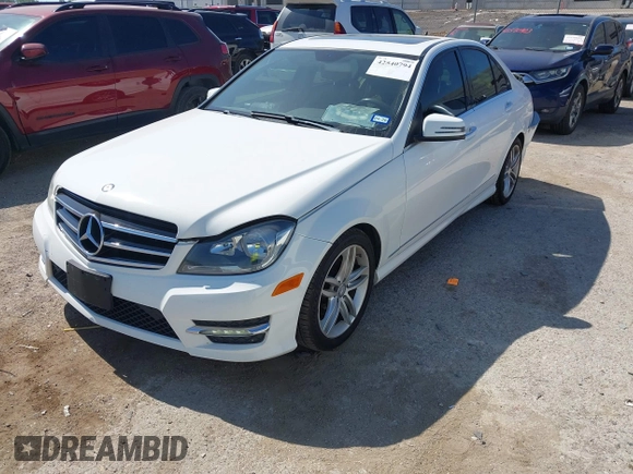 2014 Mercedes-Benz C 250 Sport with VIN WDDGF4HBXEG220311, listed as a IAAI auction lot 42540794 with 203,813 mi miles and . Bid and sale history available at DreamBid. Image 2.