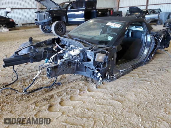2015 Chevrolet Corvette Z06 3LZ with VIN 1G1YU3D63F5607313, listed as a Copart auction lot 87618875 with 0 mi miles and Salvage Title. Bid and sale history available at carsss.com. Image 1.