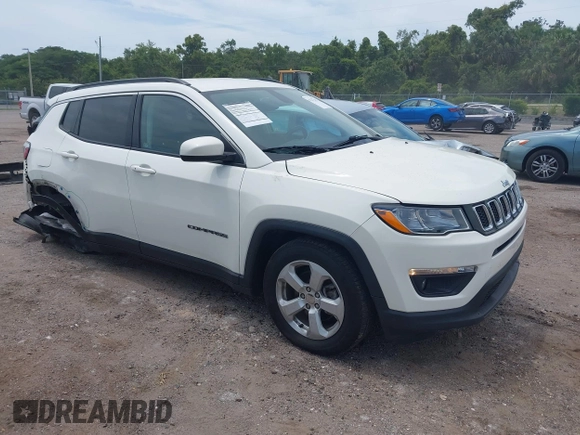 2018 Jeep Compass Latitude with VIN 3C4NJCBB8JT293444, listed as a IAAI auction lot 42372611 with 38,928 mi miles and . Bid and sale history available at DreamBid. Image 1.