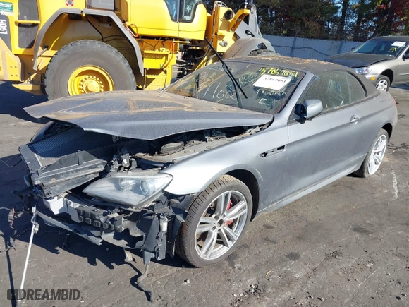 2015 BMW M6 with VIN WBSLZ9C57FD651313, listed as a IAAI auction lot 37867051 with 45,132 mi miles. Bid and sale history available at carsss.com. Image 2.