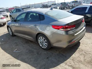 2018 Kia Optima S with VIN 5XXGT4L31JG267408, listed as a IAAI auction lot 41780014 with 111,940 mi miles. Bid and sale history available at carsss.com. Image 3.