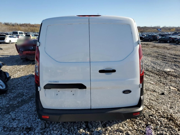 2022 Ford Transit Connect Van XL with VIN NM0LS7S21N1519989, listed as a Copart auction lot 80274434 with 22,012 mi miles and Salvage Title. Bid and sale history available at carsss.com. Image 6.