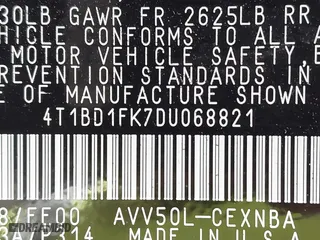 2013 Toyota Camry Hybrid LE with VIN 4T1BD1FK7DU068821, listed as a IAAI auction lot 41838227 with 159,808 mi miles. Bid and sale history available at carsss.com. Image 9.
