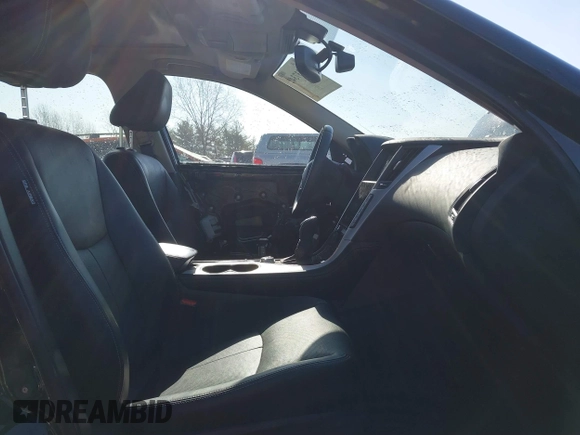 2023 Infiniti Q50 Luxe with VIN JN1EV7BR3PM542405, listed as a IAAI auction lot 41737342 with 12,353 mi miles and . Bid and sale history available at DreamBid. Image 5.