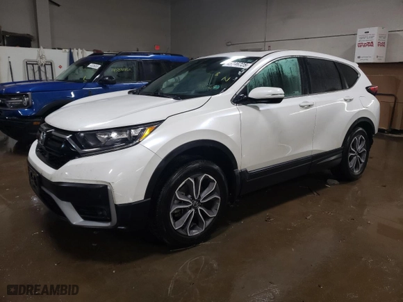 2022 Honda CR-V EX-L with VIN 5J6RW2H81NA012195, listed as a Copart auction lot 45746725 with 42,038 mi miles and Salvage Title. Bid and sale history available at carsss.com. Image 1.
