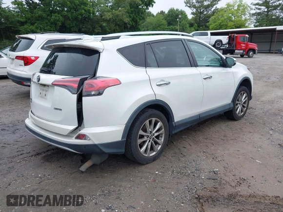 2016 Toyota RAV4 Limited with VIN 2T3YFREV6GW293418, listed as a IAAI auction lot 42367428 with 210,000 mi miles and . Bid and sale history available at DreamBid. Image 4.