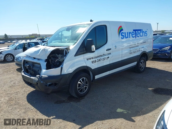 2021 Ford Transit with VIN 1FTBR1YG6MKA39997, listed as a IAAI auction lot 42228463 with 38,559 mi miles and . Bid and sale history available at DreamBid. Image 18.