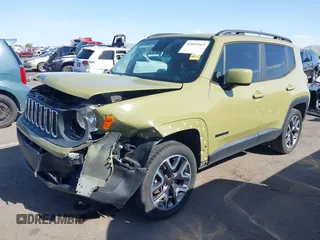 2015 Jeep Renegade Latitude with VIN ZACCJBBT7FPB35993, listed as a IAAI auction lot 42055165 with 65,413 mi miles. Bid and sale history available at carsss.com. Image 18.