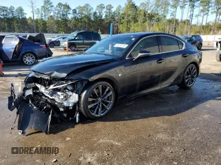 2021 Lexus IS with VIN JTHGZ1B23M5048429, listed as a Copart auction lot 88703345 with 73,974 mi miles and Salvage Title. Bid and sale history available at carsss.com. Image 1.