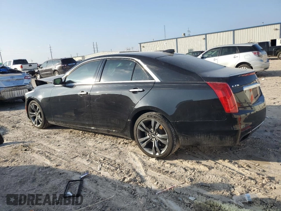 2016 Cadillac CTS V-Sport RWD with VIN 1G6AU5S8XG0134049, listed as a Copart auction lot 43443395 with 117,746 mi miles and Salvage Title. Bid and sale history available at DreamBid. Image 2.