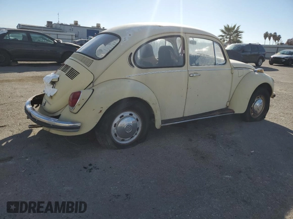 1971 Volkswagen Beetle with VIN 00000001112765639, listed as a Copart auction lot 81648904 with 62,528 mi miles and Clean Title. Bid and sale history available at DreamBid. Image 3.