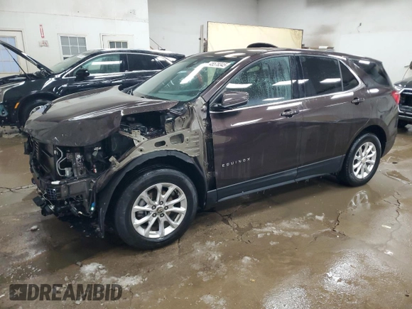 2020 Chevrolet Equinox LT z VIN 2GNAXJEV7L6235671, wystawiony jako Copart lot #45578345 z przebiegiem 73 478 mil mil oraz Nie do naprawy • Non repairable. Historia ofert i sprzedaży dostępna na DreamBid. Obrazek 1.