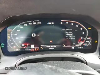 2021 BMW M3 with VIN WBS53AY01MFL20155, listed as a Copart auction lot 88773105 with 48,612 mi miles and Salvage Title. Bid and sale history available at carsss.com. Image 9.