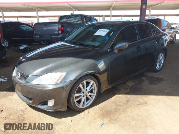 2007 Lexus IS with VIN JTHBK262X75028679, listed as a IAAI auction lot 41993539 with 302,325 mi miles. Bid and sale history available at carsss.com. Image 16.
