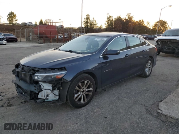 2016 Chevrolet Malibu LT with VIN 1G1ZE5ST4GF282009, listed as a Copart auction lot 81620874 with 142,811 mi miles and Salvage Title. Bid and sale history available at DreamBid. Image 1.