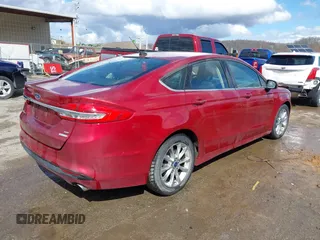 2017 Ford Fusion SE with VIN 3FA6P0HD3HR328186, listed as a IAAI auction lot 41692200 with 44,294 mi miles. Bid and sale history available at carsss.com. Image 4.