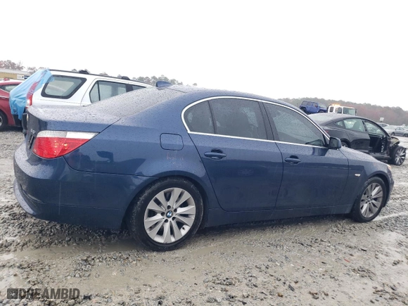 2004 BMW 5 Series 545iA with VIN WBANB33564B111040, listed as a Copart auction lot 83498654 with 100,176 mi miles and Salvage Title. Bid and sale history available at carsss.com. Image 3.