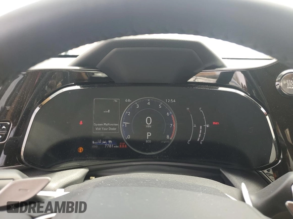2025 Lexus NX 350 Premium with VIN 2T2GGCEZ7SC070344, listed as a Copart auction lot 52892975 with 7,781 mi miles and Salvage title. Bid and sale history available at DreamBid. Image 9.