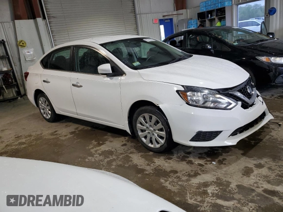 2017 Nissan Sentra S with VIN 3N1AB7AP4HY245214, listed as a Copart auction lot 55759005 with 104,216 mi miles and Salvage title. Bid and sale history available at DreamBid. Image 4.