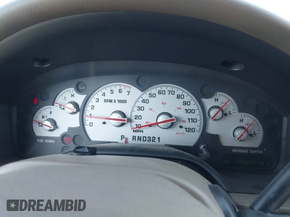 2002 Mercury Mountaineer with VIN 4M2DU86W02UJ21875, listed as a IAAI auction lot 41972193 with 154,699 mi miles and . Bid and sale history available at DreamBid. Image 7.