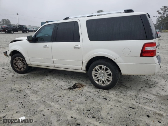 2013 Ford Expedition EL Limited with VIN 1FMJK1K54DEF21398, listed as a Copart auction lot 44404875 with 206,011 mi miles and Salvage Title. Bid and sale history available at carsss.com. Image 2.