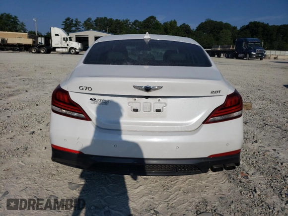 2019 Genesis G70 2.0T Advanced with VIN KMTG34LA0KU012485, listed as a Copart auction lot 66610994 with 73,941 mi miles and Salvage Title. Bid and sale history available at carsss.com. Image 6.