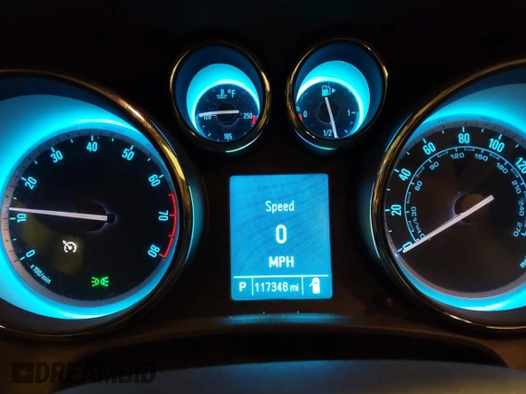 2014 Buick Verano Group with VIN 1G4PS5SK6E4135239, listed as a IAAI auction lot 41618333 with 117,348 mi miles and . Bid and sale history available at DreamBid. Image 15.