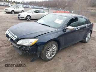 2012 Chrysler 200 Limited with VIN 1C3CCBCB3CN159958, listed as a IAAI auction lot 41811994 with 137,942 mi miles. Bid and sale history available at carsss.com. Image 2.