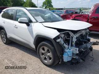 2022 Toyota RAV4 XLE with VIN 2T3W1RFV9NW192813, listed as a IAAI auction lot 42304109 with 55,445 mi miles and . Bid and sale history available at DreamBid. Image 1.