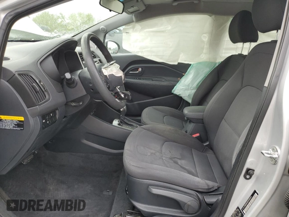 2015 Kia Rio EX with VIN KNADN4A30F6500441, listed as a Copart auction lot 51710575 with 65,343 mi miles and Salvage Title. Bid and sale history available at carsss.com. Image 7.
