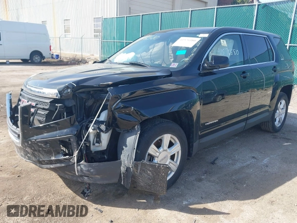 2016 GMC Terrain SLE with VIN 2GKFLSEK2G6343678, listed as a IAAI auction lot 41576580 with 90,944 mi miles. Bid and sale history available at carsss.com. Image 2.